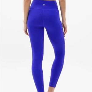 Athleta Transcend 7/8 Leggings NWT vibrant blue